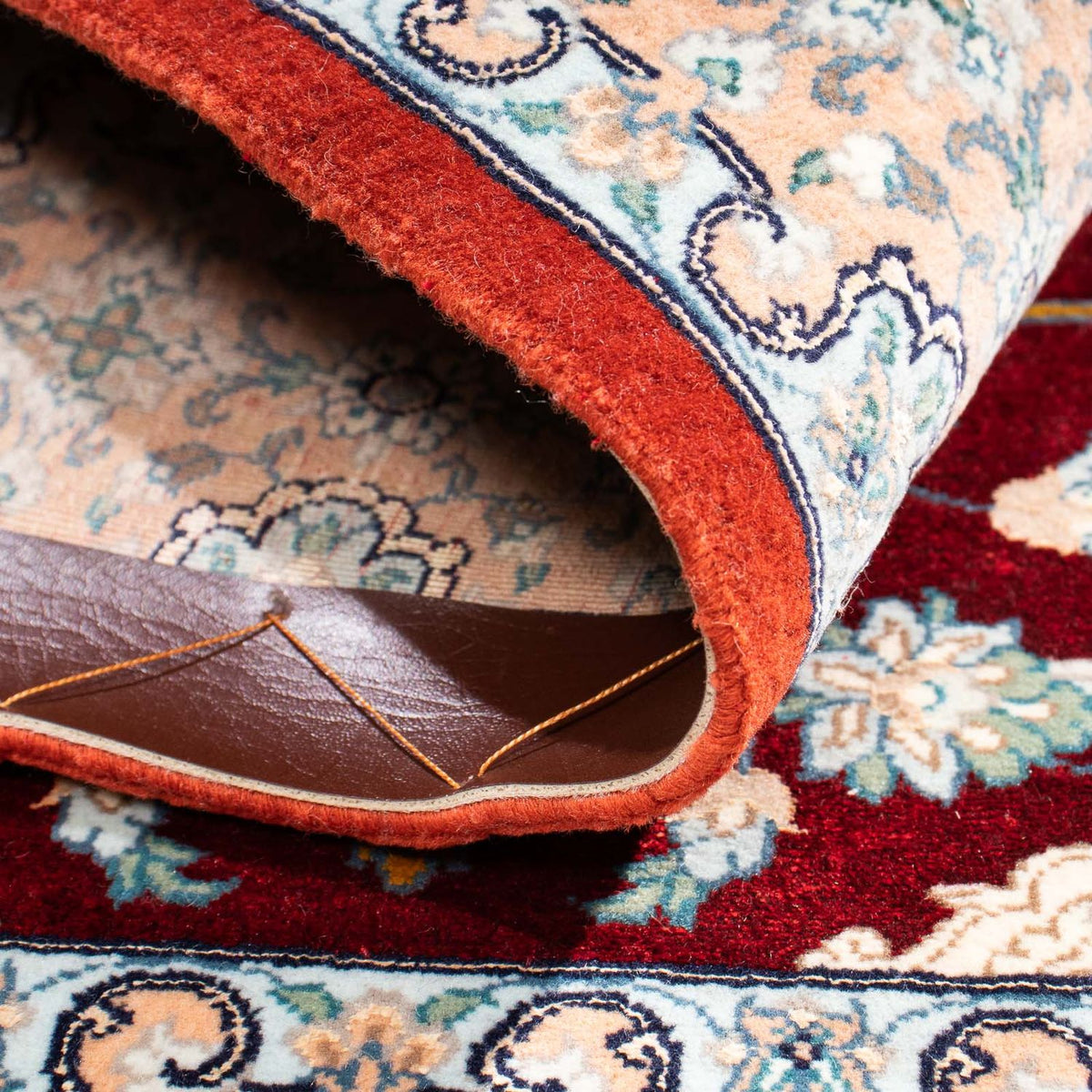 Dywan perski - Isfahan - Premium - 119 x 84 cm - ciemna czerwień