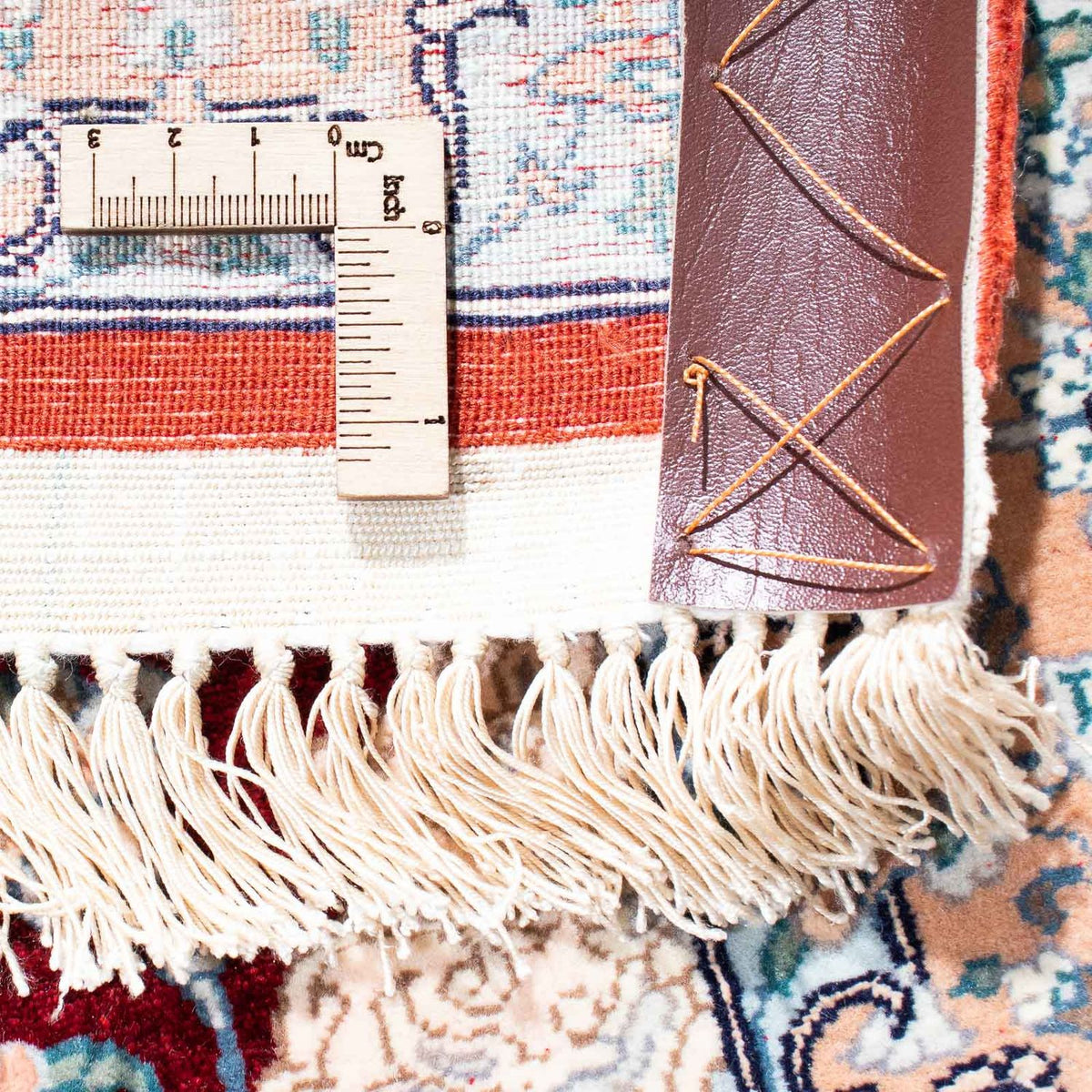 Dywan perski - Isfahan - Premium - 119 x 84 cm - ciemna czerwień