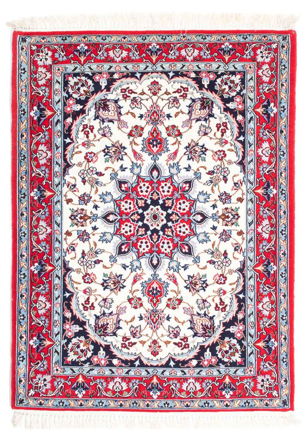 Dywan perski - Isfahan - Premium - 115 x 84 cm - czerwony