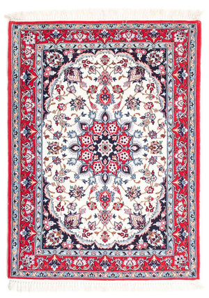 Dywan perski - Isfahan - Premium - 115 x 84 cm - czerwony