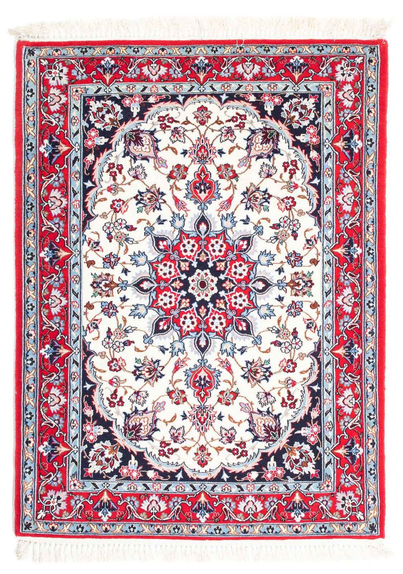 Dywan perski - Isfahan - Premium - 115 x 84 cm - czerwony