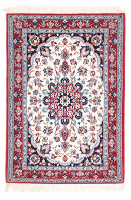 Dywan perski - Isfahan - Premium - 121 x 82 cm - beżowy