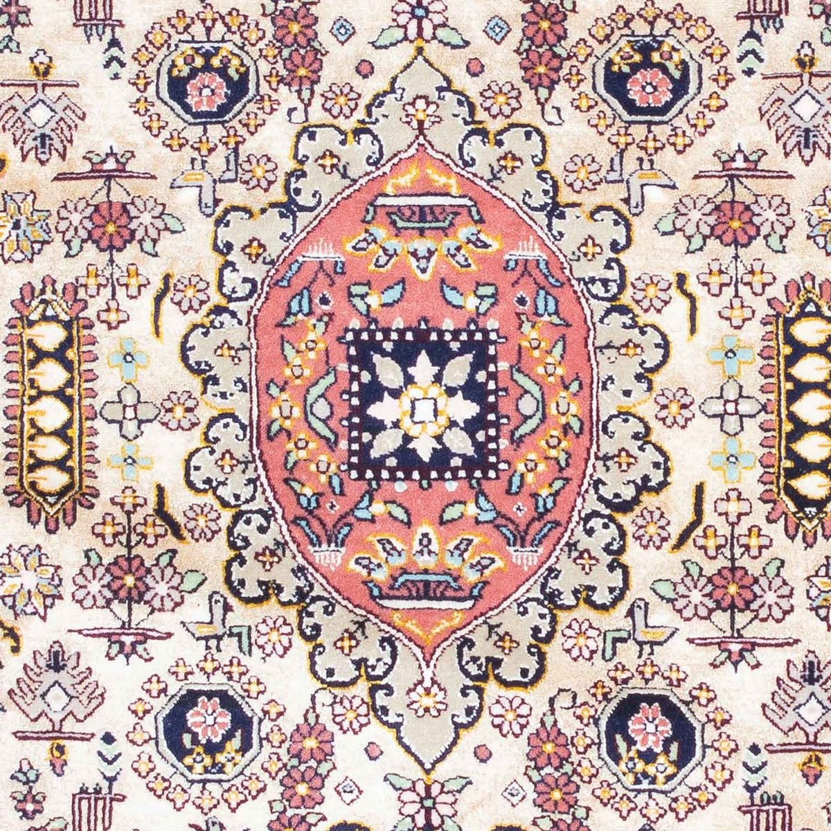 Dywan perski - Isfahan - Premium - 126 x 83 cm - jasnoniebieski