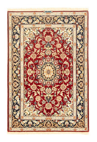 Dywan perski - Isfahan - Premium - 158 x 110 cm - czerwony