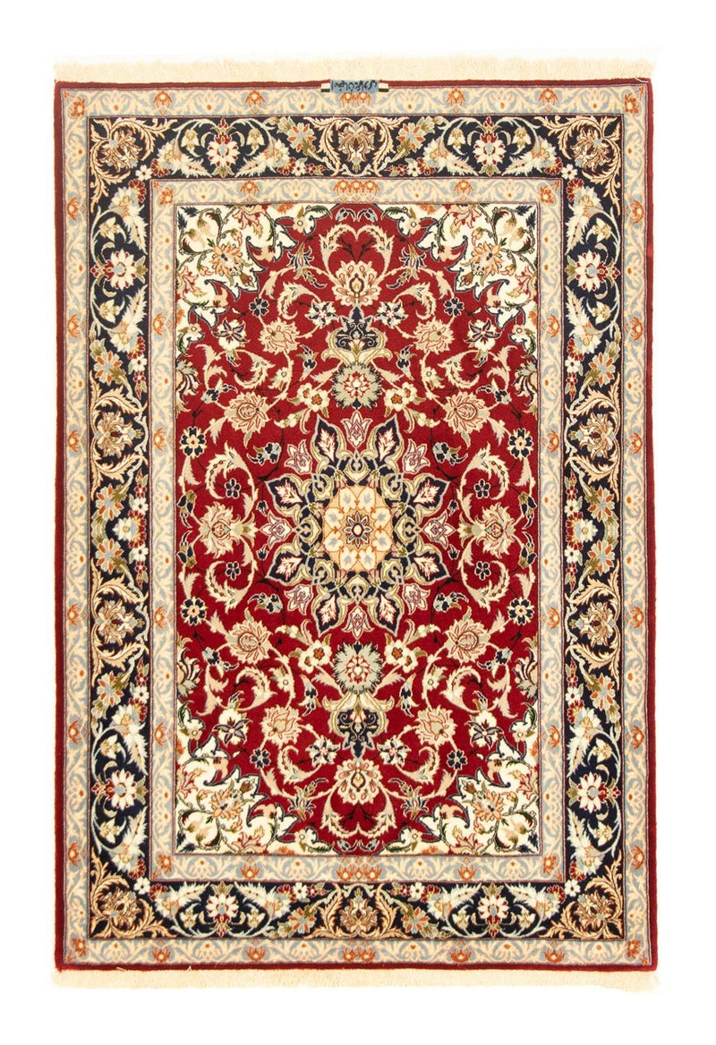 Dywan perski - Isfahan - Premium - 158 x 110 cm - czerwony