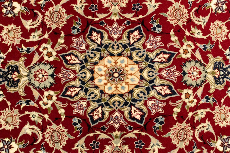 Dywan perski - Isfahan - Premium - 158 x 110 cm - czerwony