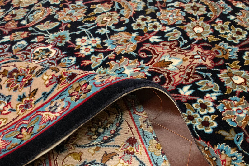 Dywan perski - Isfahan - Premium - 165 x 110 cm - czarny