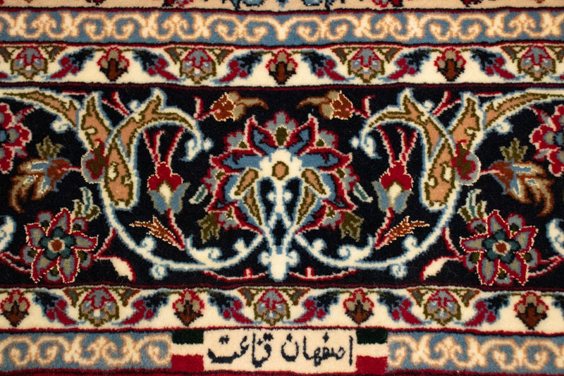 Dywan perski - Isfahan - Premium - 161 x 109 cm - czerwony