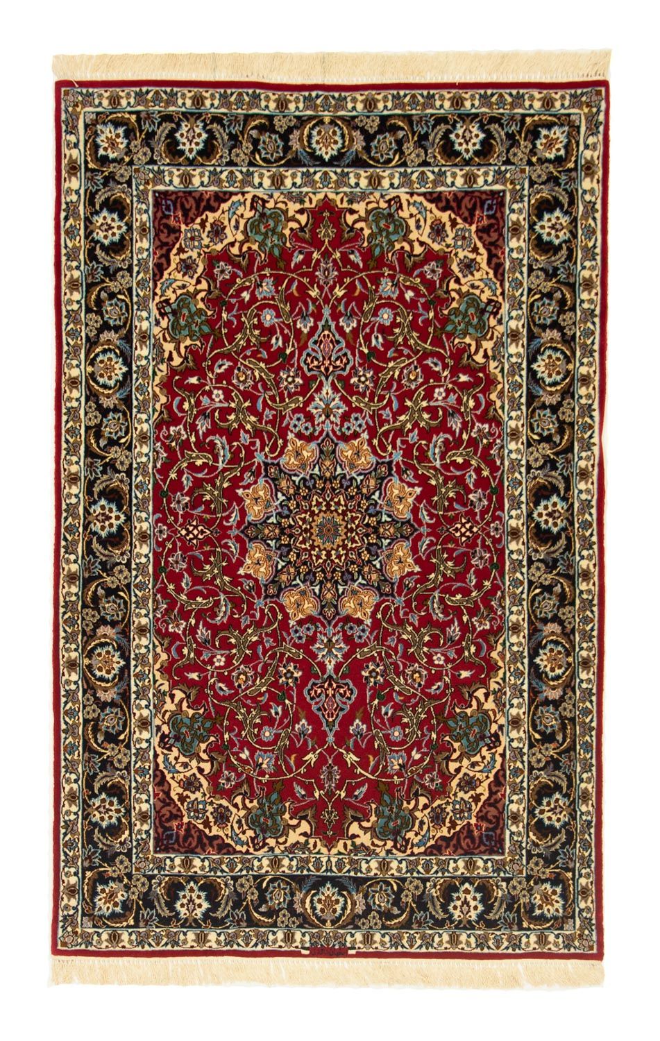 Dywan perski - Isfahan - Premium - 170 x 107 cm - czerwony