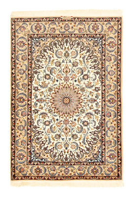 Dywan perski - Isfahan - Premium - 160 x 109 cm - beżowy
