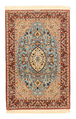 Dywan perski - Isfahan - Premium - 172 x 112 cm - jasnoniebieski