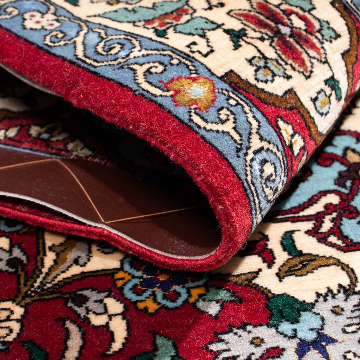 Dywan perski - Isfahan - Premium - 137 x 90 cm - ciemna czerwień