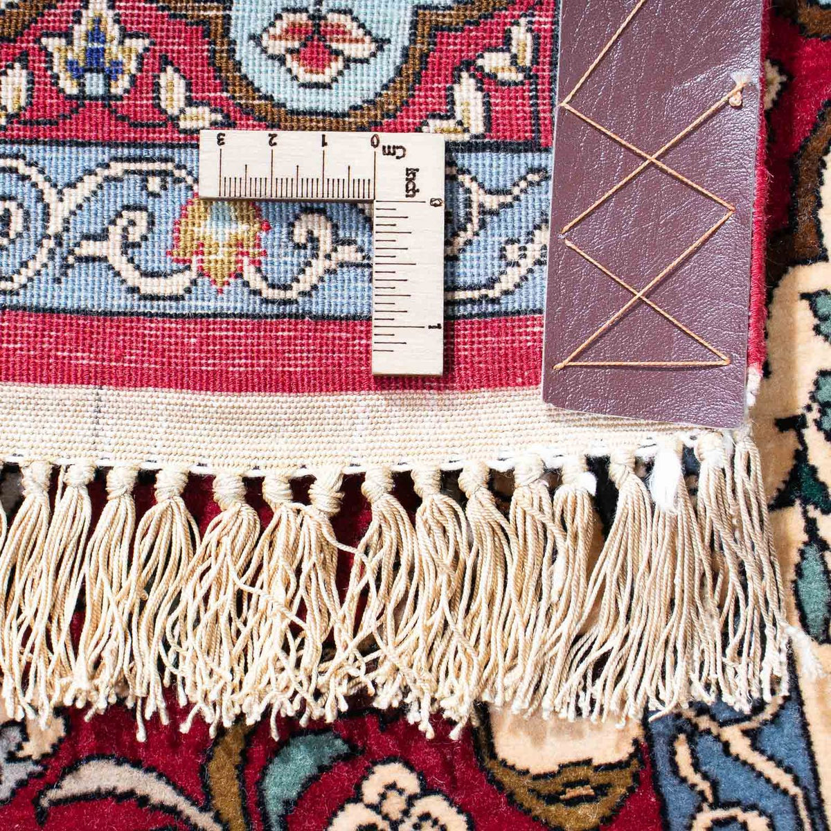 Dywan perski - Isfahan - Premium - 137 x 90 cm - ciemna czerwień