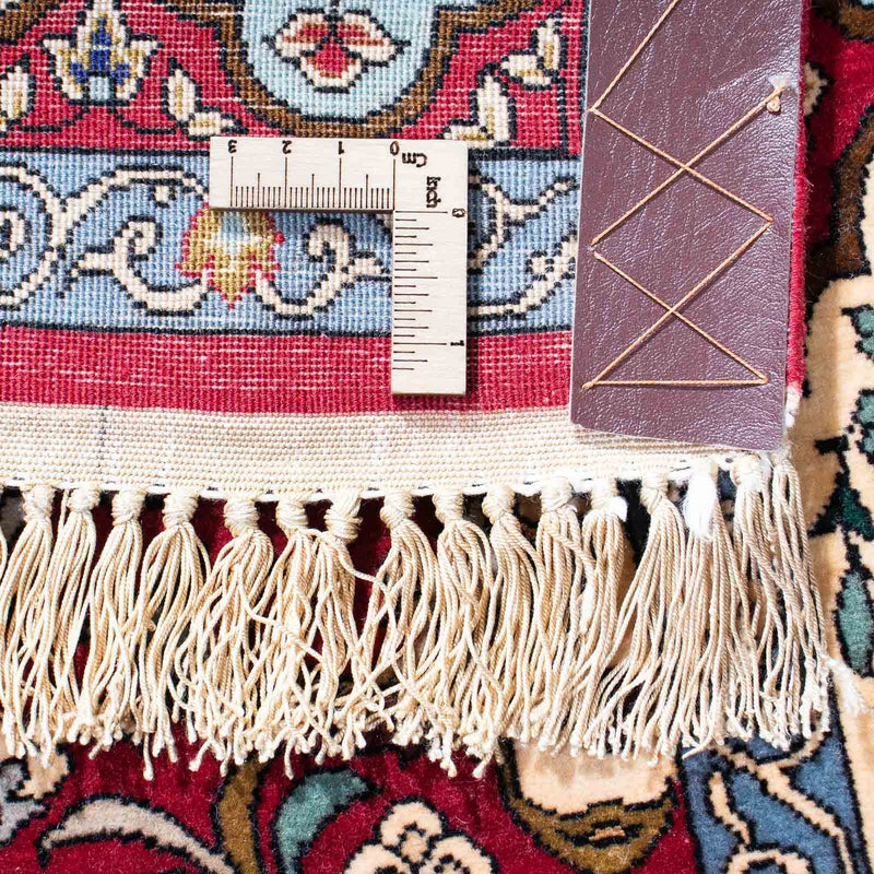 Dywan perski - Isfahan - Premium - 137 x 90 cm - ciemna czerwień