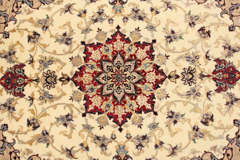 Dywan perski - Isfahan - Premium - 163 x 111 cm - beżowy