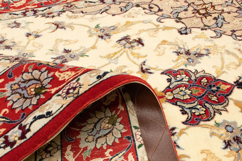 Dywan perski - Isfahan - Premium - 163 x 111 cm - beżowy