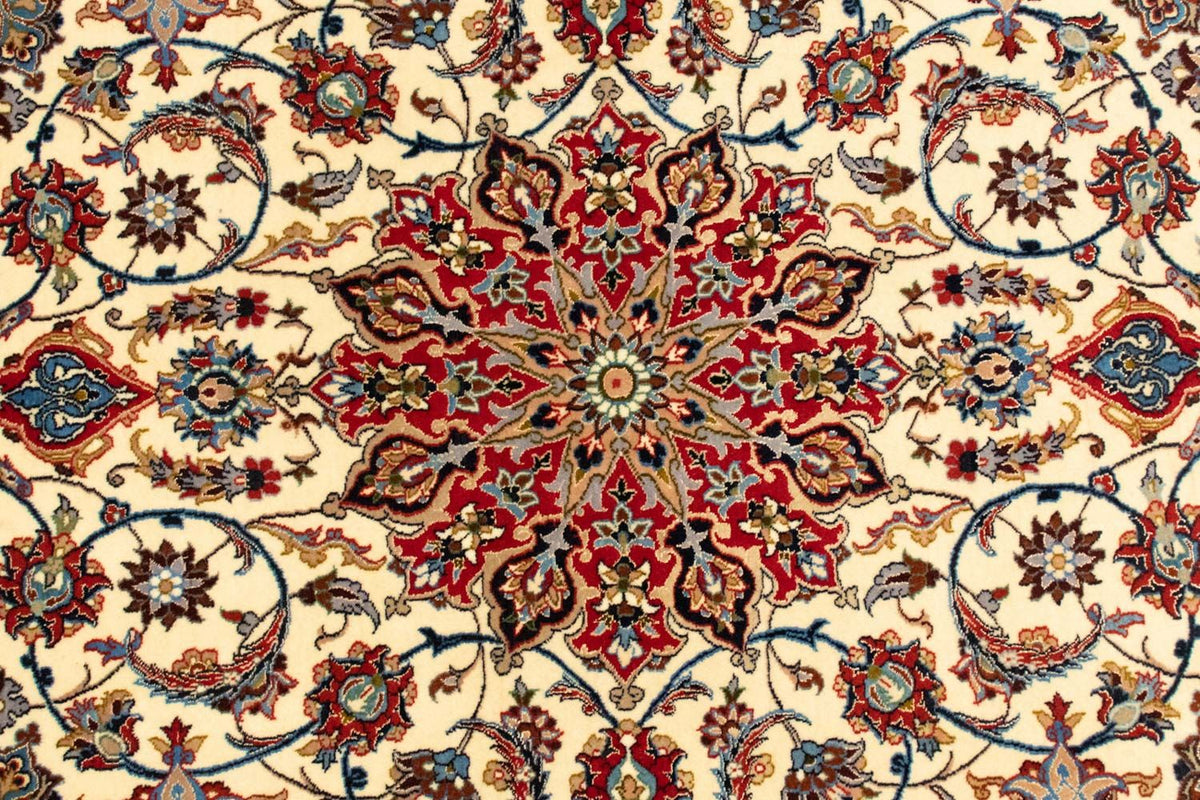 Dywan perski - Isfahan - Premium - 170 x 115 cm - beżowy