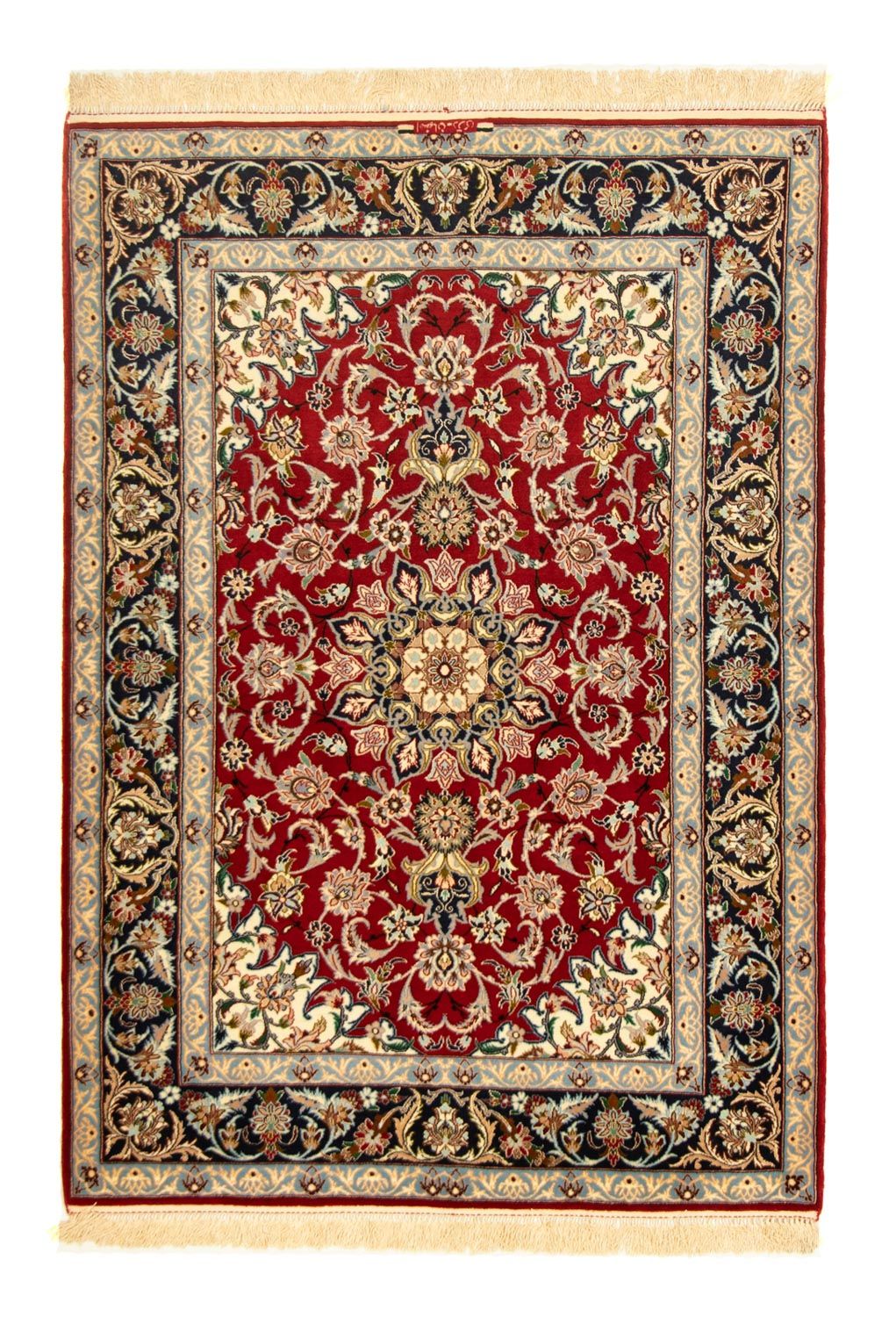 Dywan perski - Isfahan - Premium - 162 x 111 cm - czerwony