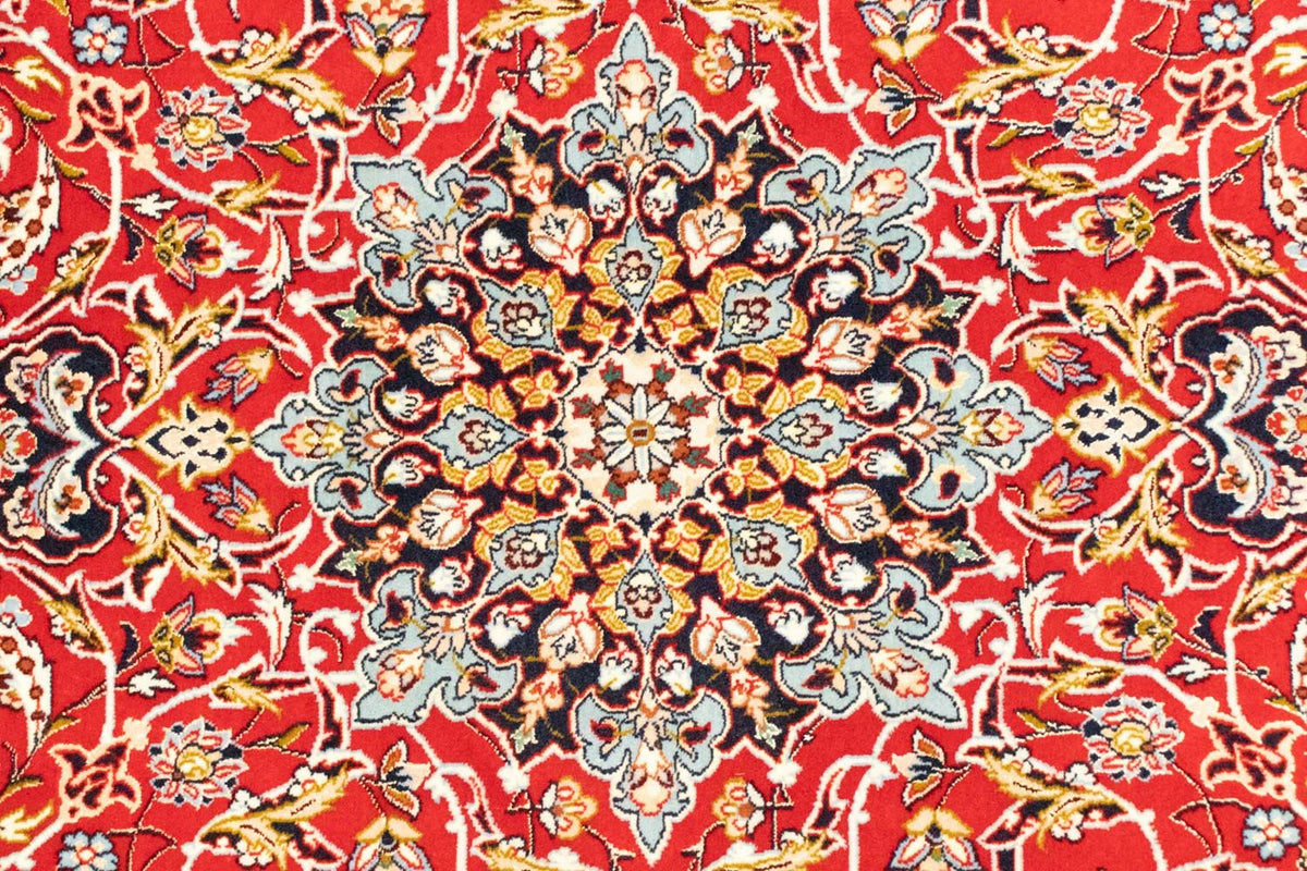 Dywan perski - Isfahan - Premium - 162 x 107 cm - czerwony