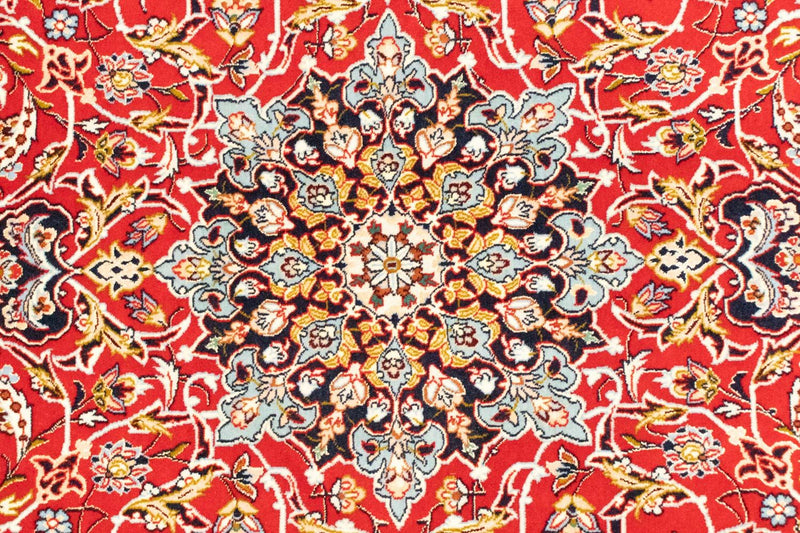 Dywan perski - Isfahan - Premium - 162 x 107 cm - czerwony