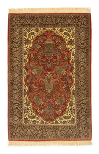 Dywan perski - Isfahan - Premium - 171 x 111 cm - czerwony