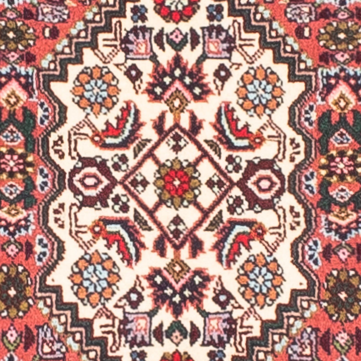 Dywan perski - Bijar - 165 x 98 cm - jasna czerwień