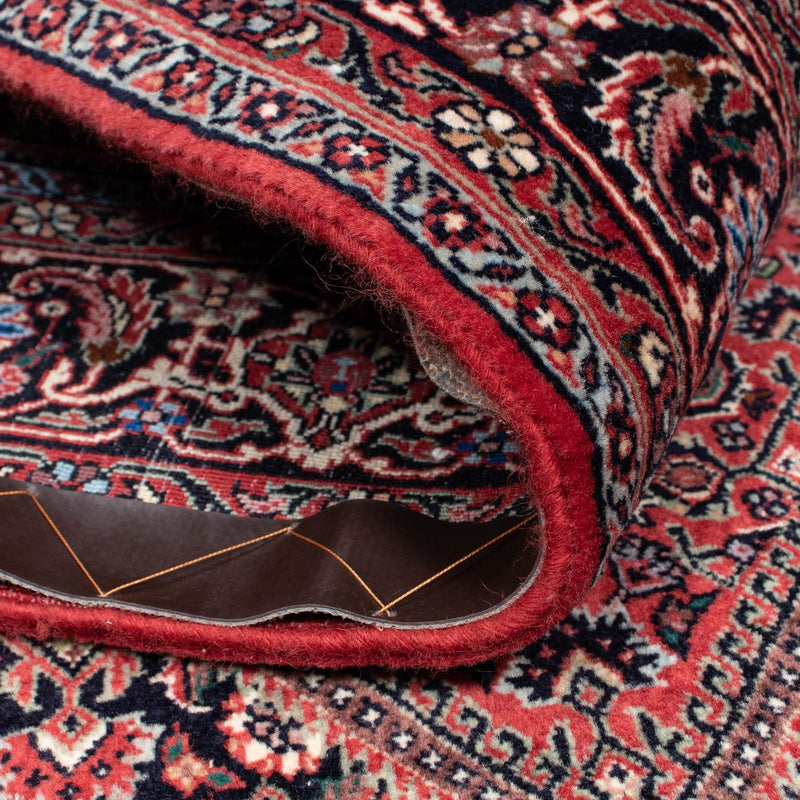 Dywan perski - Bijar - 205 x 136 cm - ciemna czerwień