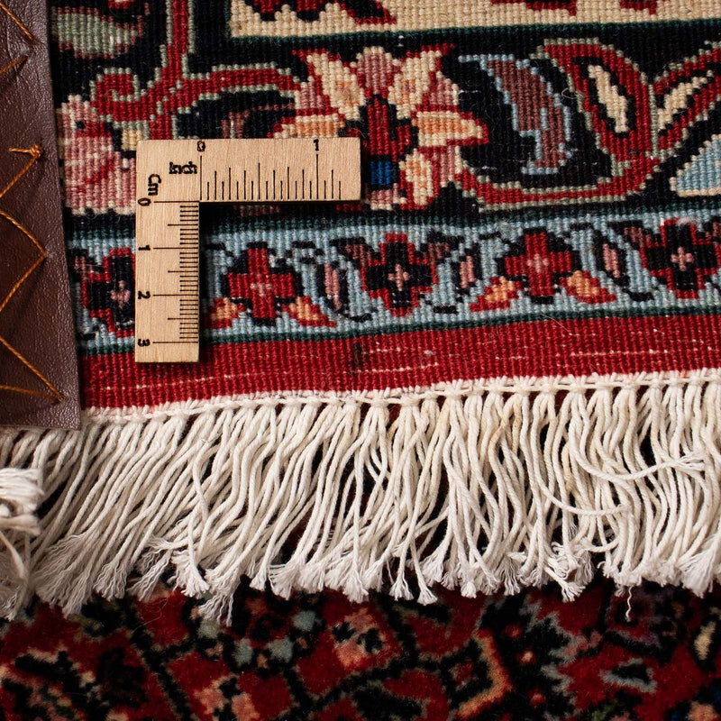 Dywan perski - Bijar - 257 x 204 cm - ciemna czerwień