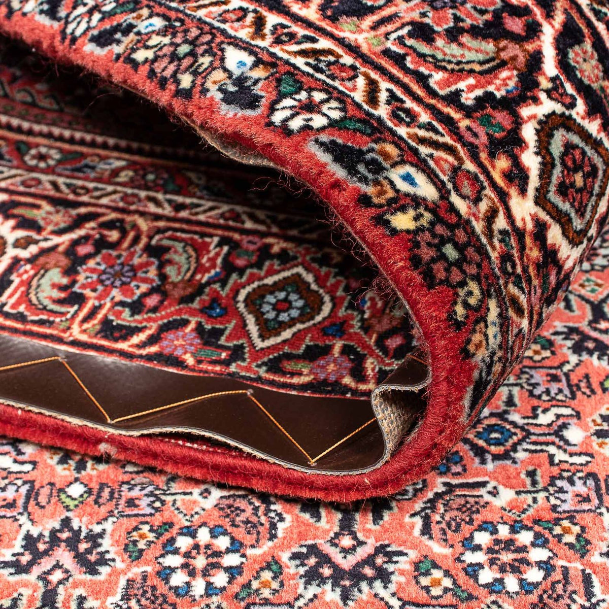 Dywan perski - Bijar - 213 x 136 cm - jasna czerwień