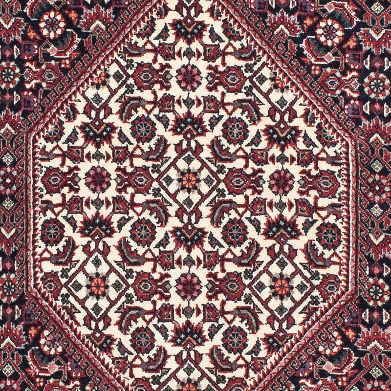 Biegacz Dywan perski - Bijar - 206 x 73 cm - ciemnoniebieski