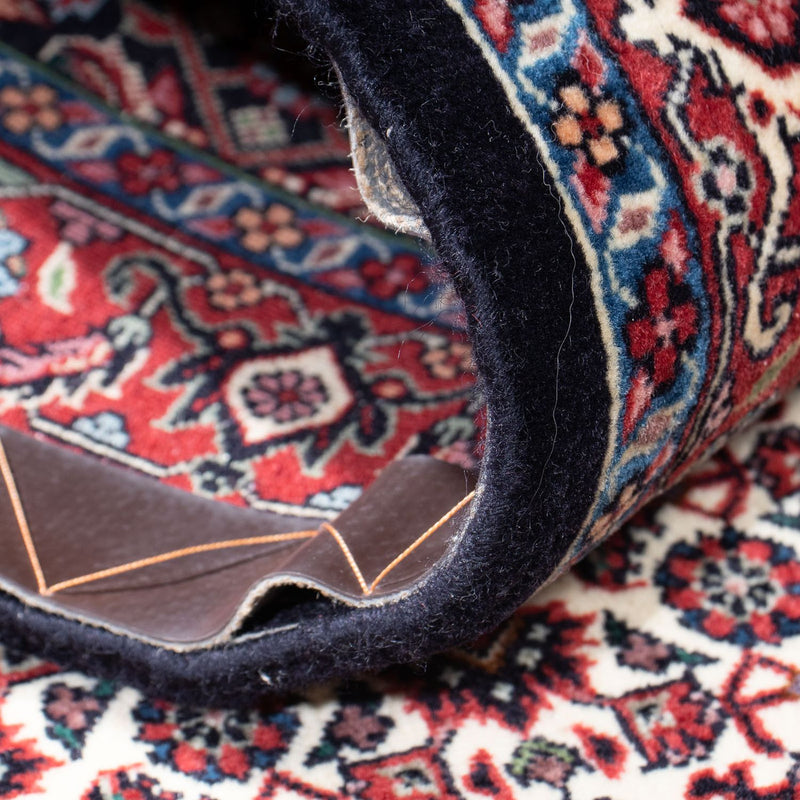 Biegacz Dywan perski - Bijar - 206 x 73 cm - ciemnoniebieski