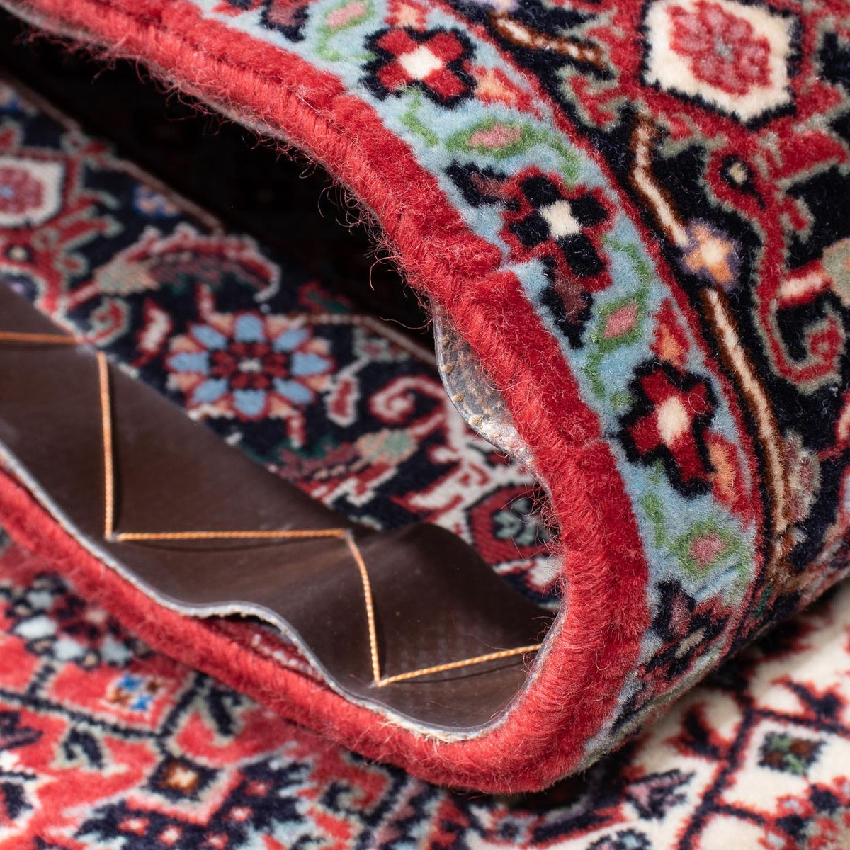 Biegacz Dywan perski - Bijar - 206 x 75 cm - czerwony