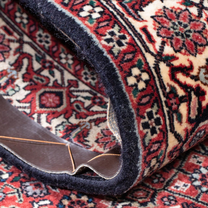 Biegacz Dywan perski - Bijar - 207 x 74 cm - ciemnoniebieski