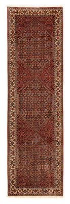 Biegacz Dywan perski - Bijar - 307 x 84 cm - wielokolorowy