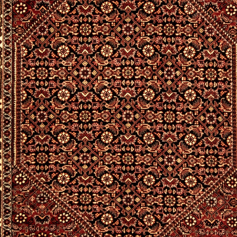 Biegacz Dywan perski - Bijar - 307 x 84 cm - wielokolorowy