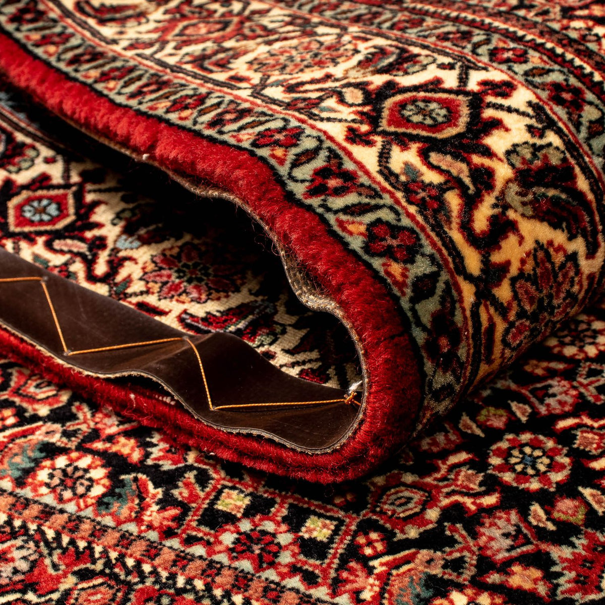 Biegacz Dywan perski - Bijar - 307 x 84 cm - wielokolorowy