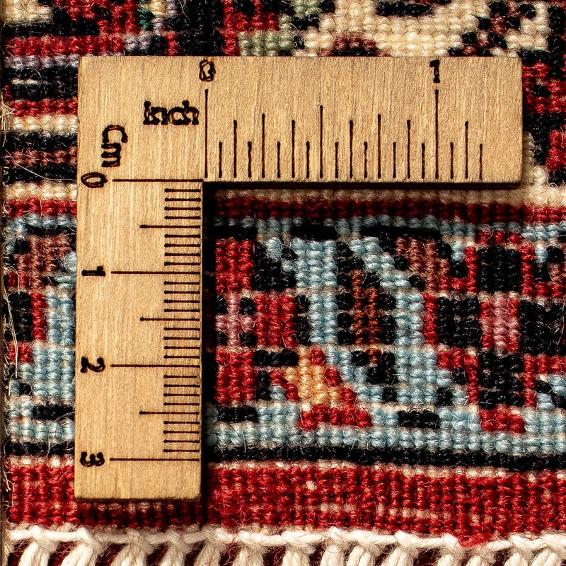 Biegacz Dywan perski - Bijar - 307 x 84 cm - wielokolorowy