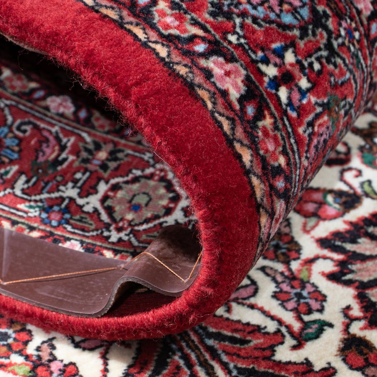 Biegacz Dywan perski - Bijar - 291 x 80 cm - beżowy