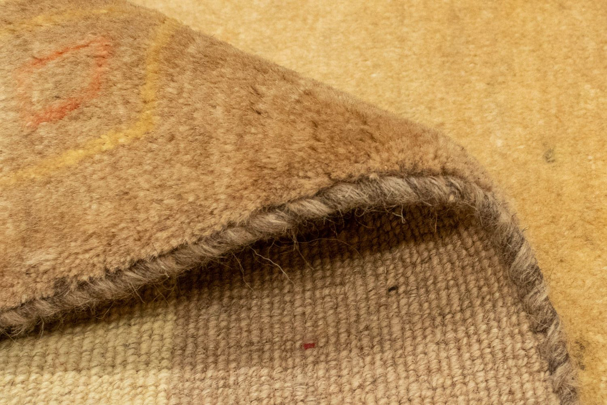 Dywan Gabbeh - perski - 174 x 121 cm - złoto