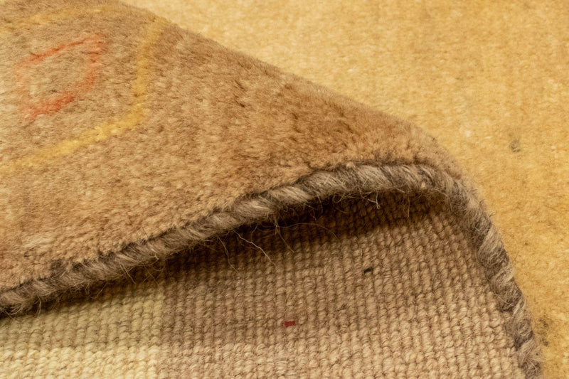 Dywan Gabbeh - perski - 174 x 121 cm - złoto