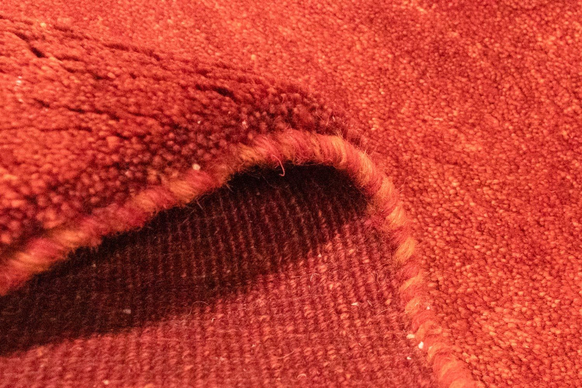 Dywan Gabbeh - perski - 141 x 70 cm - czerwony