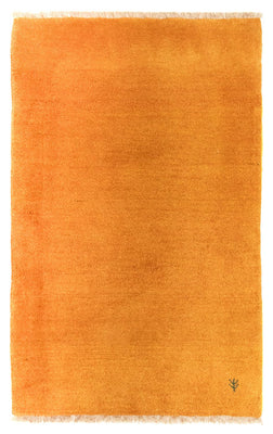 Dywan Gabbeh - perski - 133 x 88 cm - złoto