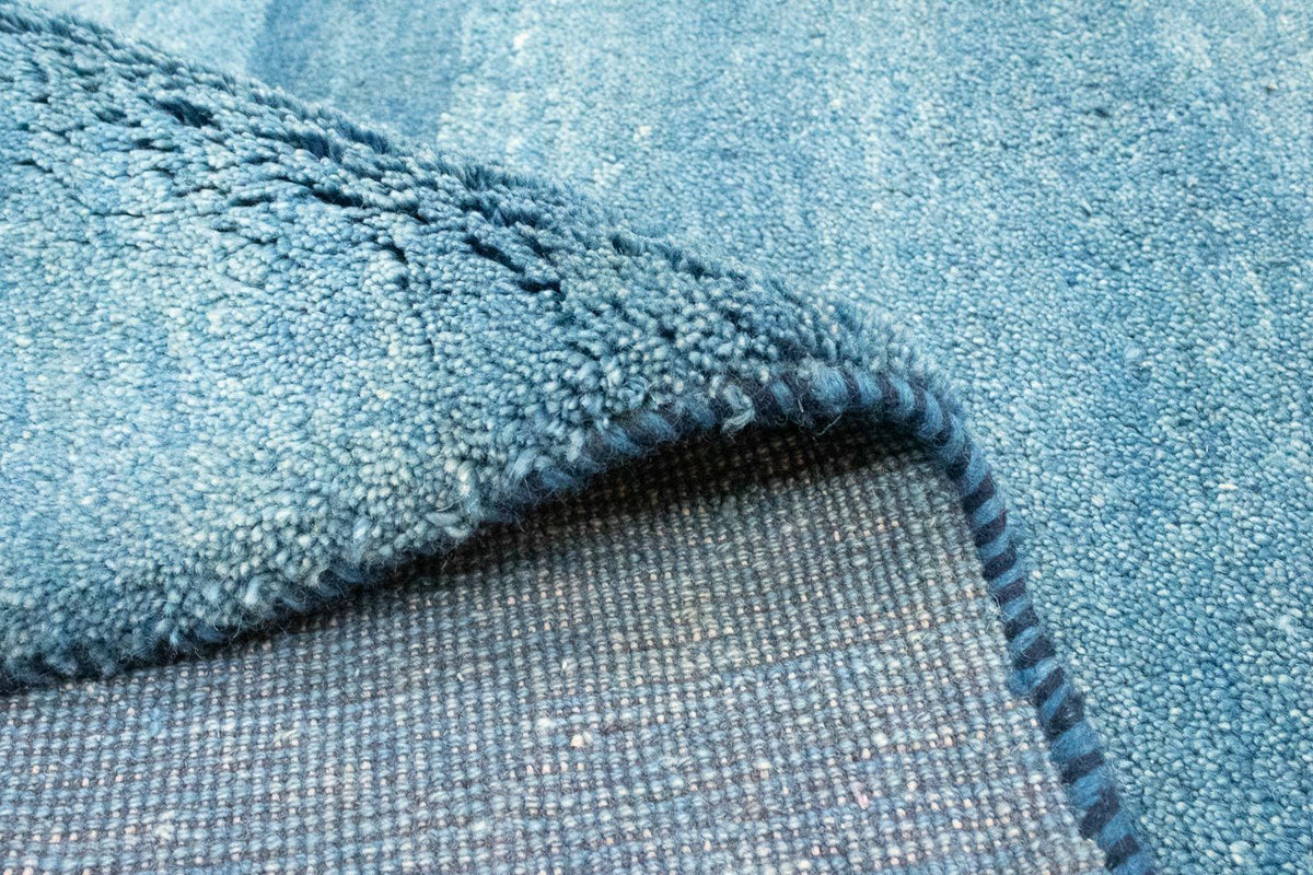 Dywan Gabbeh - perski - 343 x 267 cm - niebieski