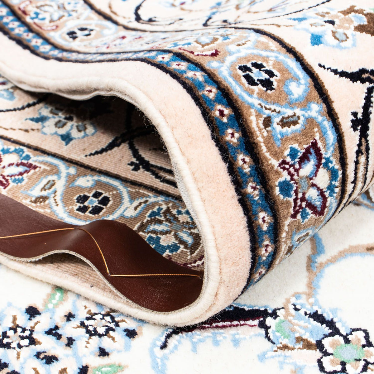 Dywan perski - Nain - Królewski - 287 x 196 cm - beżowy