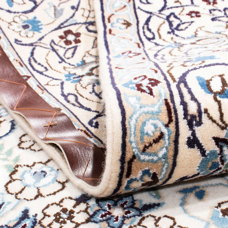 Dywan perski - Nain - Królewski kwadratowy  - 205 x 198 cm - beżowy