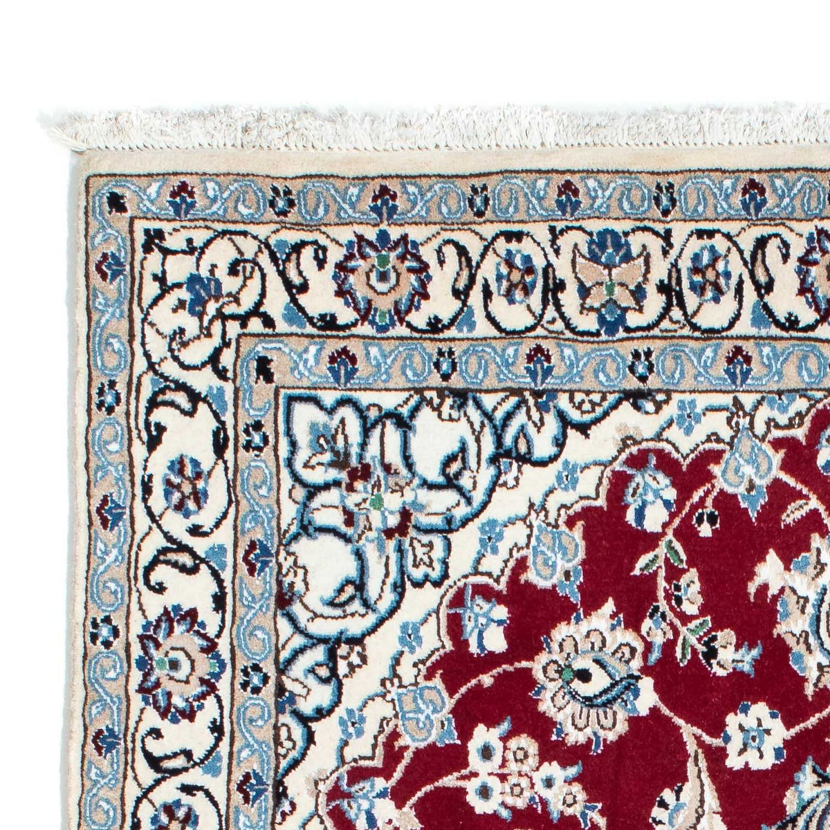 Dywan perski - Nain - Królewski - 187 x 112 cm - ciemna czerwień