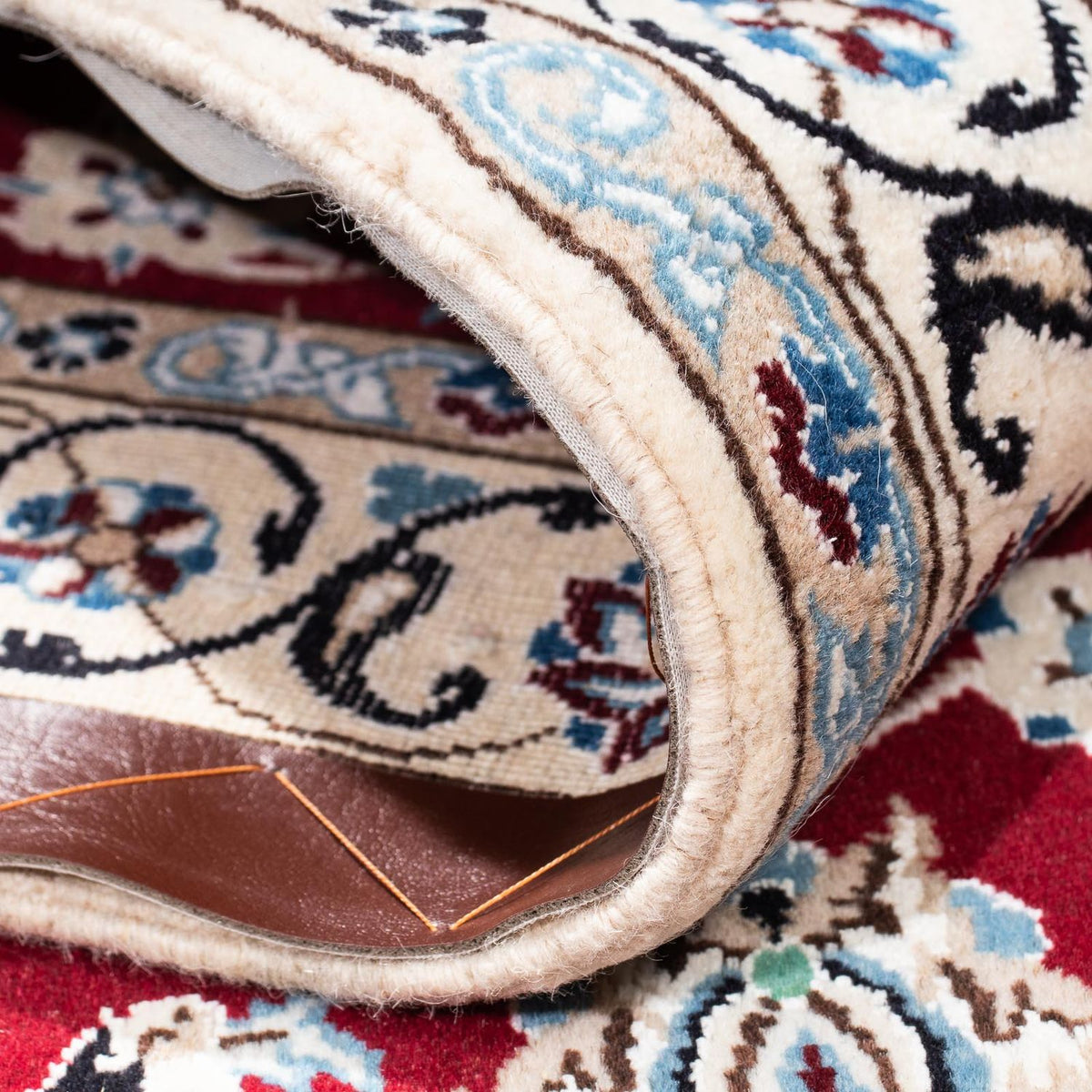 Dywan perski - Nain - Królewski - 187 x 112 cm - ciemna czerwień