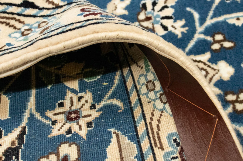 Dywan perski - Nain - Królewski - 133 x 88 cm - niebieski