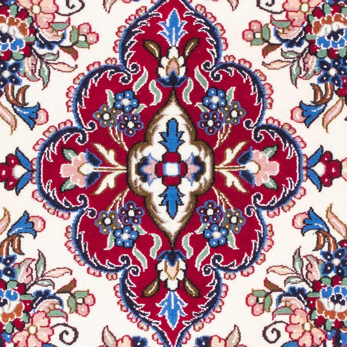 Dywan perski - Isfahan - Premium - 107 x 72 cm - beżowy