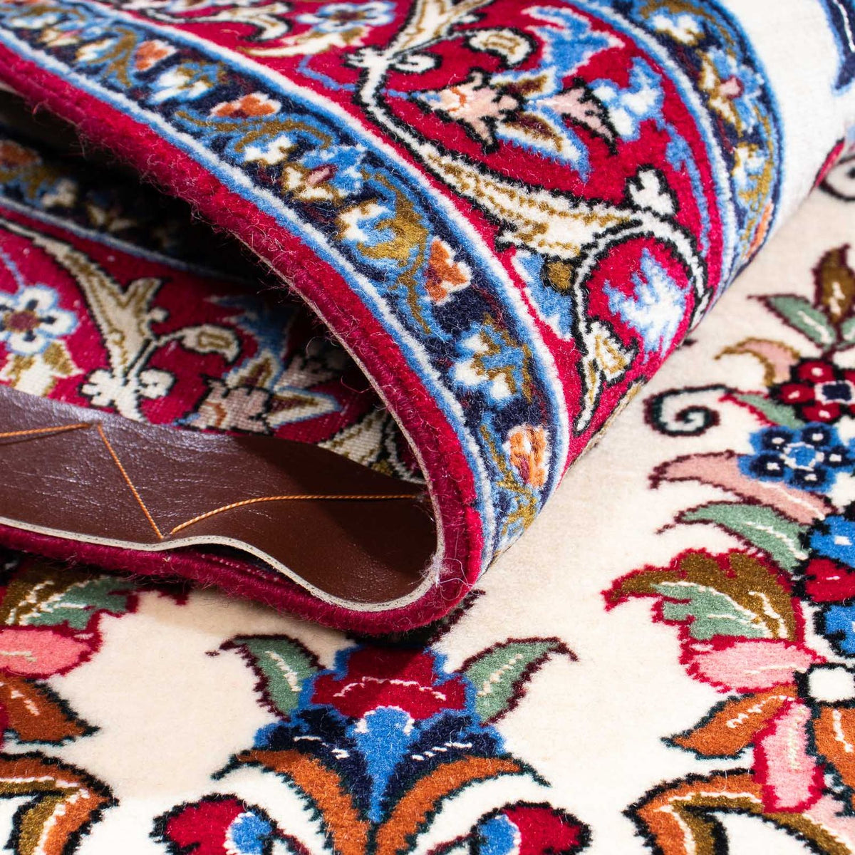 Dywan perski - Isfahan - Premium - 107 x 72 cm - beżowy